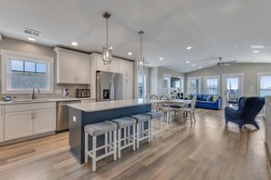 Interior - A Wave From It All.  Great location-short walk to beach and Kure Beach Pier. OVE (Kure Beach)