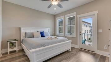 4 bedrooms, iron/ironing board, WiFi, bed sheets