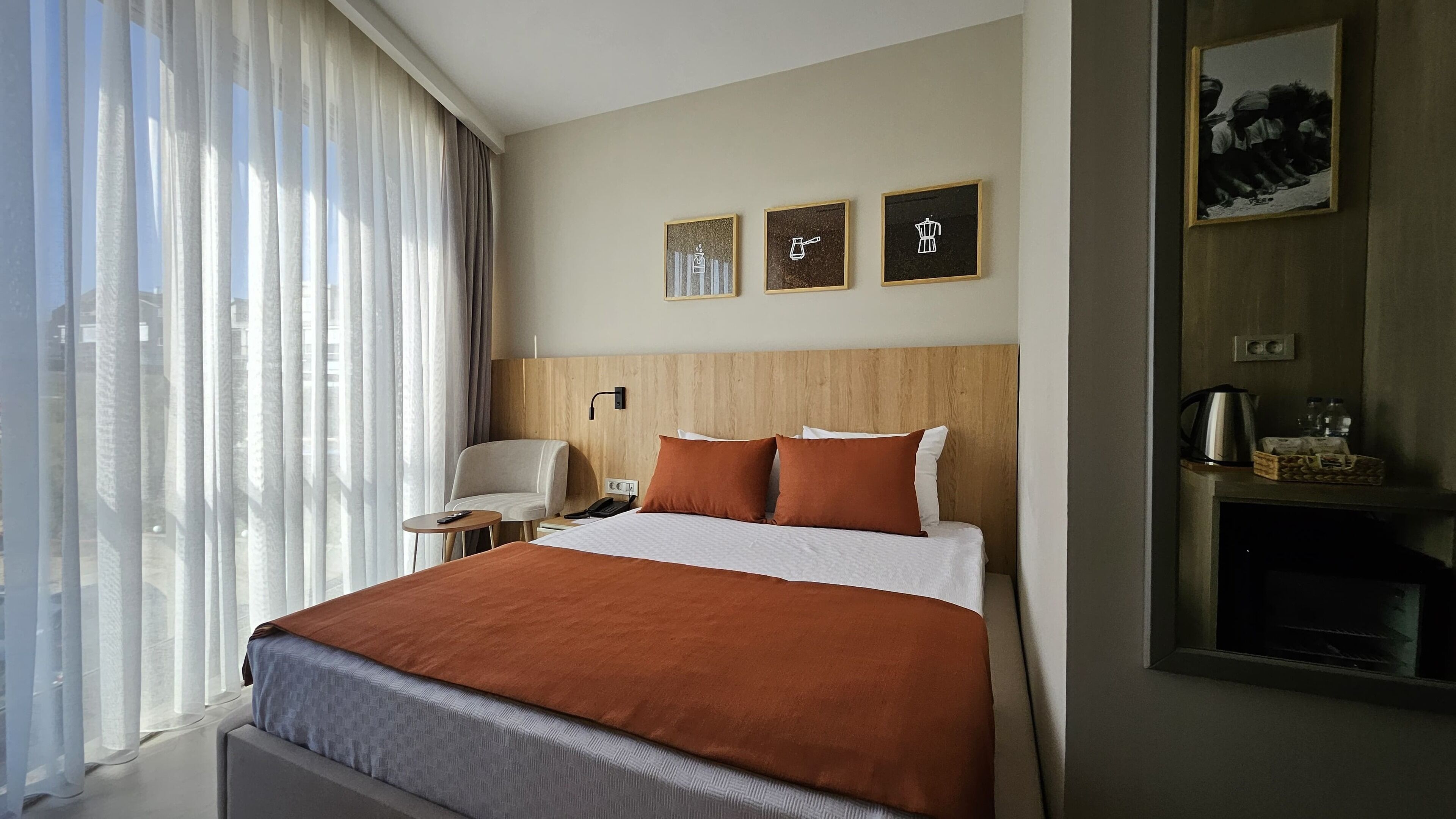 Economic Room Sea View | 고급 침구, 미니바, 무료 WiFi, 침대 시트