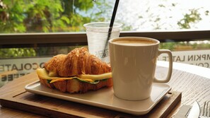 Free daily on-the-go breakfast 