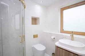 Een douche, een haardroger