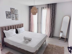 Leilighet – comfort, 2 soverom (Maison de la Marsa) | Strykejern/-brett, wi-fi (inkludert) og sengetøy