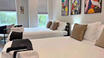 4 bedrooms, iron/ironing board, travel crib, WiFi