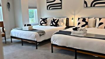 Iron/ironing board, travel crib, WiFi, bed sheets