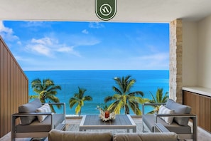 Departamento, 1 cama King size y sofá cama, balcón, vista al océano (Naarena 401) | Áreas de la propiedad