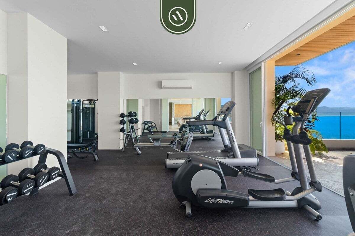 Lägenhet - 1 kingsize-säng med bäddsoffa - bubbelbad - havsutsikt (Naarena 401) | Fitnesscenter