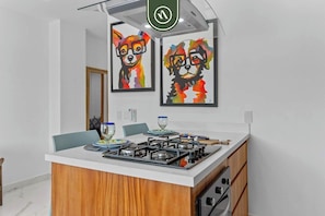 Private kitchen - New 1 BR Condo - Rooftop Pool - Oceanview (Puerto Vallarta)