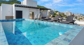 Pool - New 1 BR Condo - Rooftop Pool - Oceanview (Puerto Vallarta)