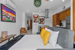 Condo, 1 Queen Bed with Sofa bed, Pool Access, Ocean View (Luz 401) | 1 bedroom, individually decorated, individually furnished