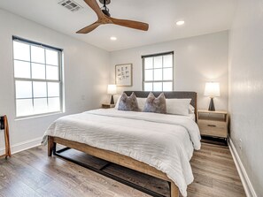 4 bedrooms, iron/ironing board, travel cot, free WiFi