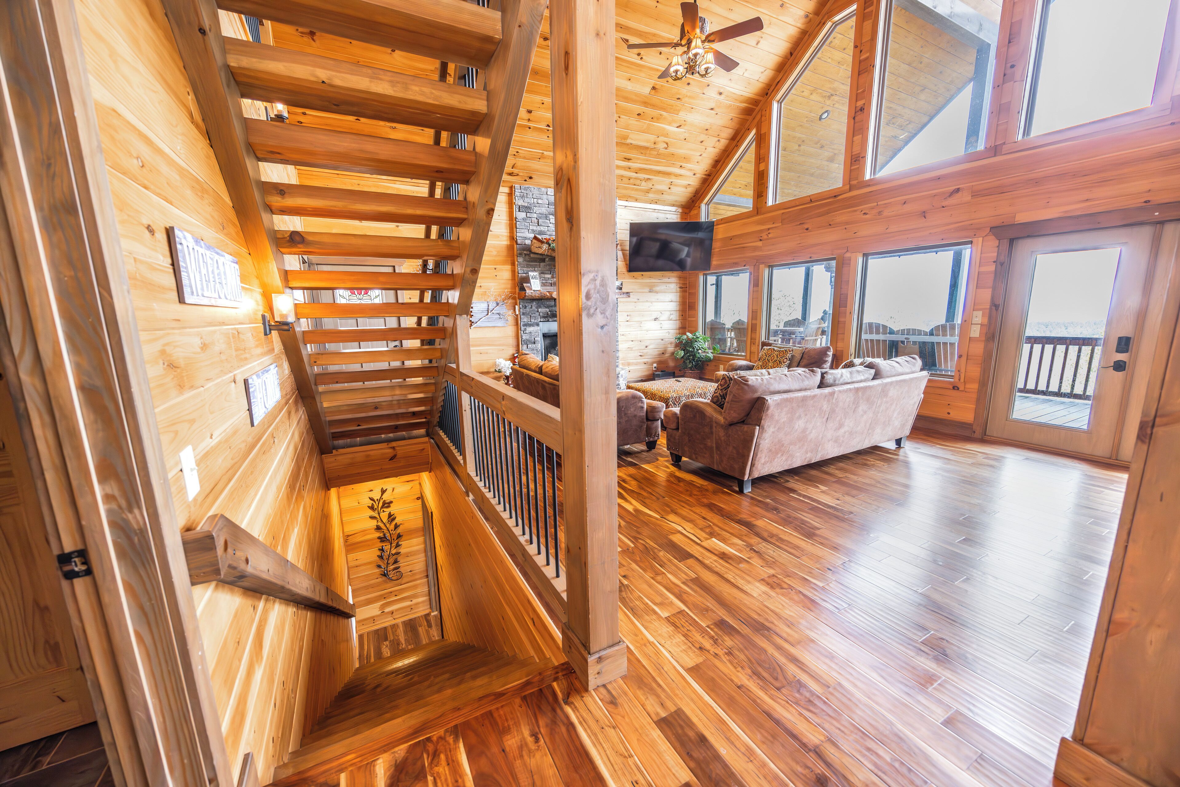 Smart TV, fireplace, foosball, stereo