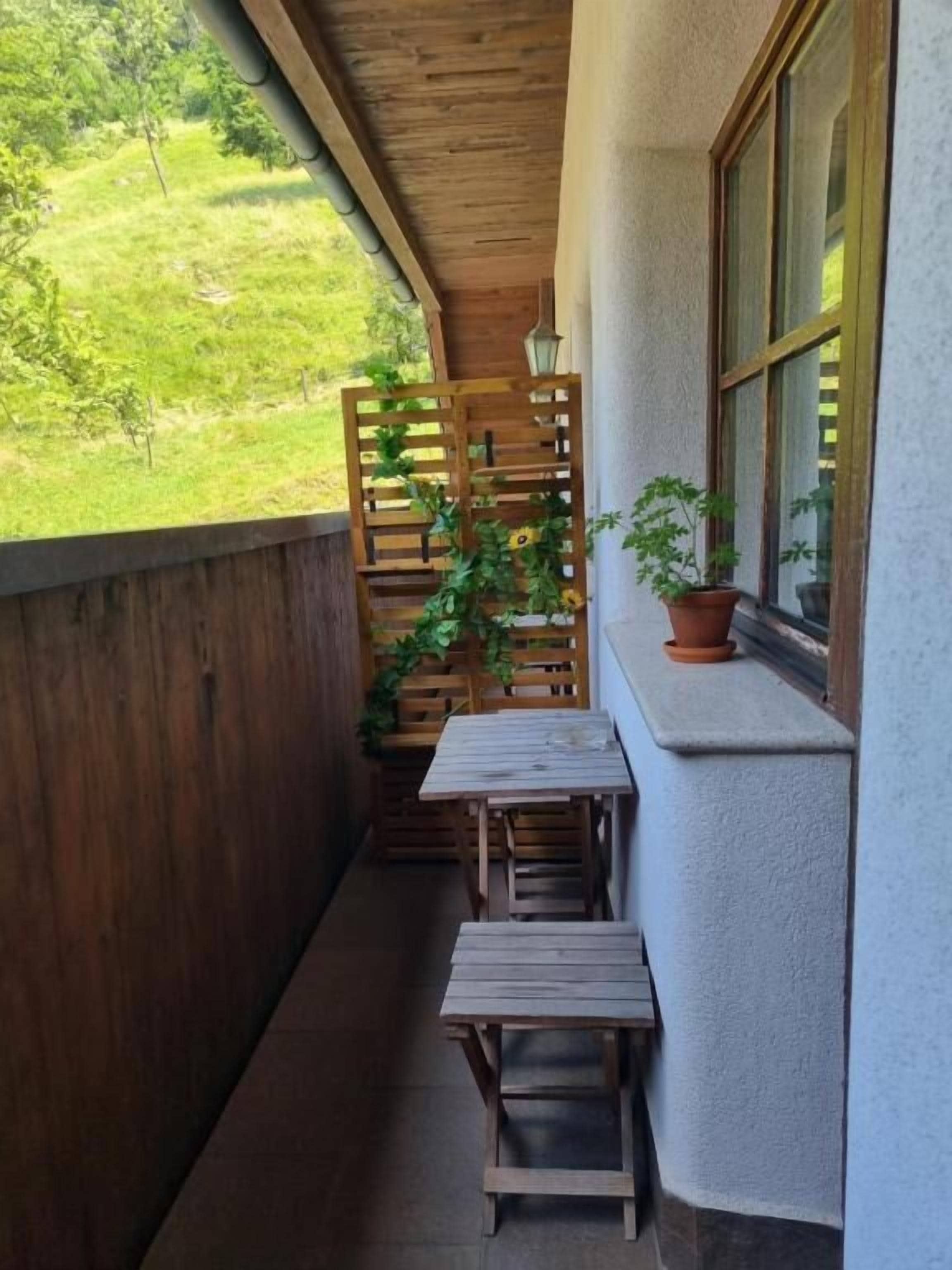 Lägenhet - 1 sovrum - balkong - utsikt mot bergen | Terrass/Patio