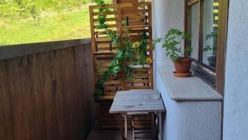 Lägenhet - 1 sovrum - balkong - utsikt mot bergen | Terrass/Patio