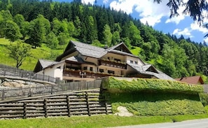 Façade de l’hébergement