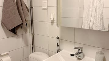 Hair dryer, towels
