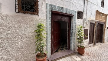 Voorkant van accommodatie