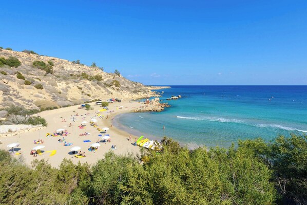 Beach - Villa Atlantis - Three Bedroom Villa, Sleeps 7 (Protaras)