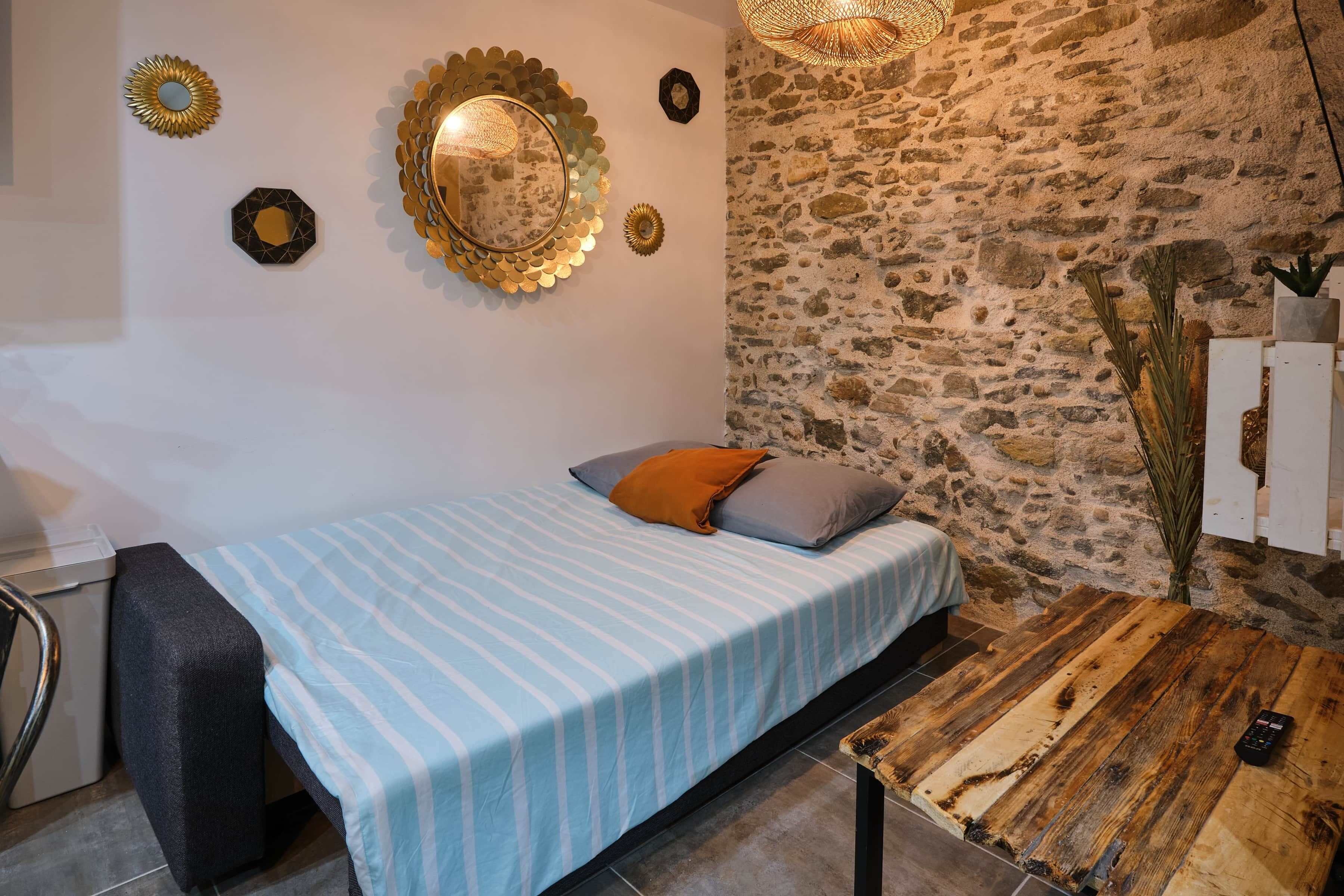 1 sovrum, strykjärn/strykbräda, gratis wi-fi och sängkläder