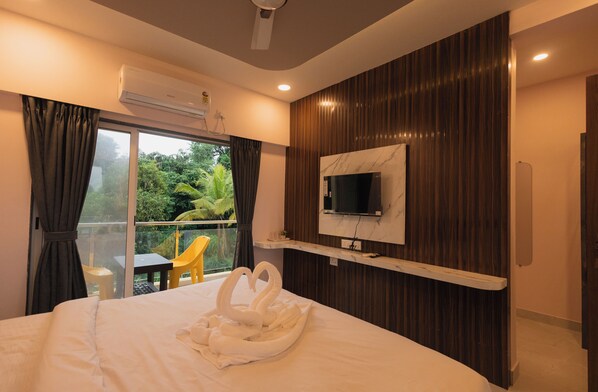 Chambre Double Supérieure, balcon, vue ville
