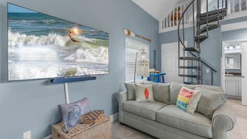 House, 1 Queen Bed with Sofa bed (Paradiso dei Limoni) | Living area