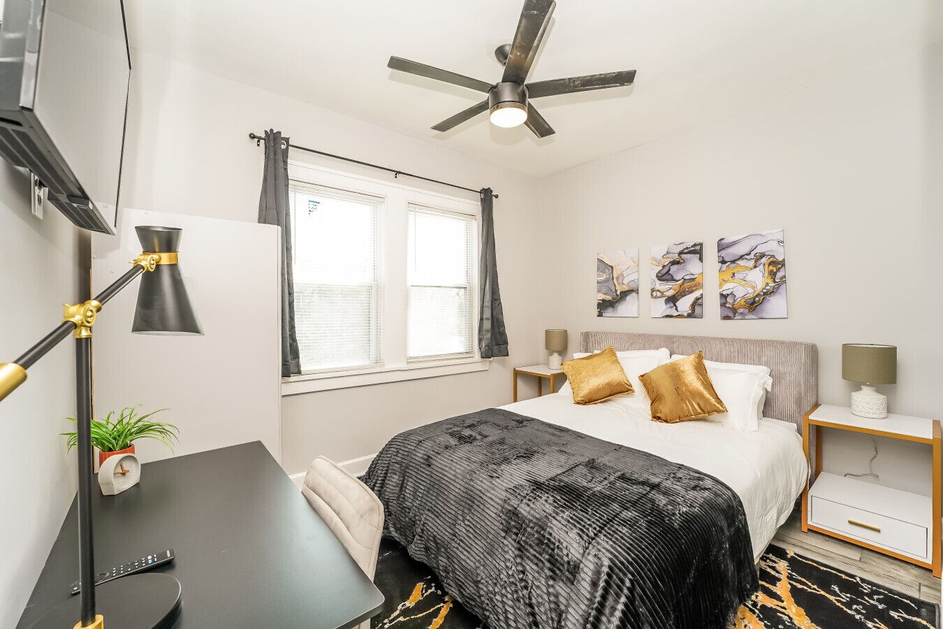 3 habitaciones, wifi gratis y ropa de cama 