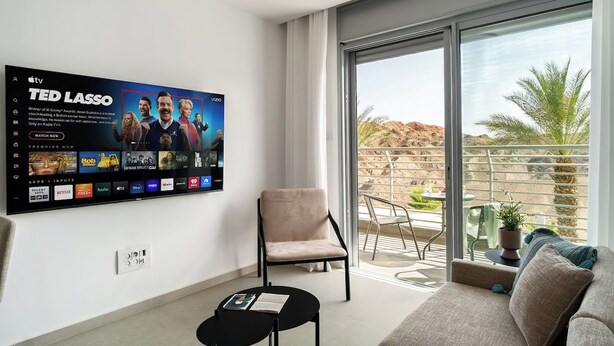 Living area - Modern 1BR Retreat | Relaxation (Eilat)