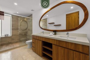 Apartment, Multiple Beds, Balcony, Ocean View (Harbor 171 TN 2301) | Bathroom | Towels - Luxury 4 BR Condo Amazing Views - Beach - Pools (Puerto Vallarta)