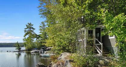2BR Maine Camp w/ Dock, Lake Access & AC