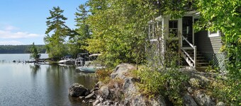 2BR Maine Camp w/ Dock, Lake Access & AC