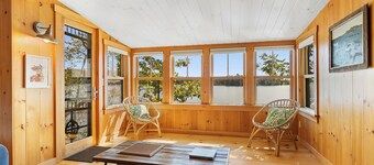 2BR Maine Camp w/ Dock, Lake Access & AC