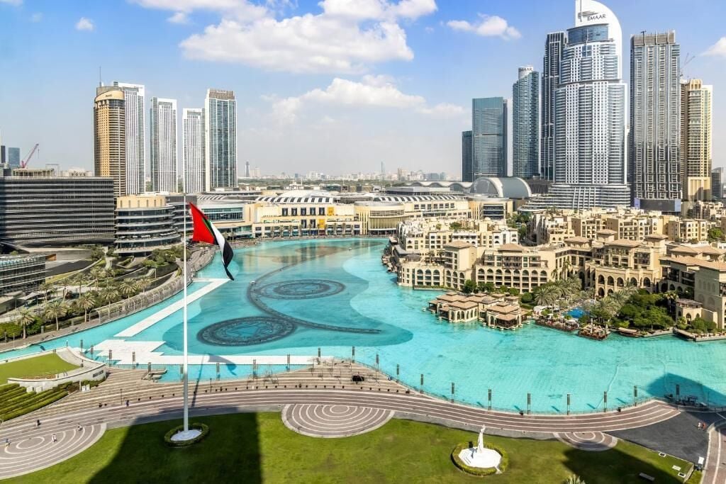 Blick von der Unterkunft