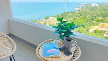 舒適開放式套房, 露台, 海景 | 陽台