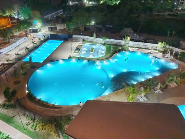 Blick von der Unterkunft