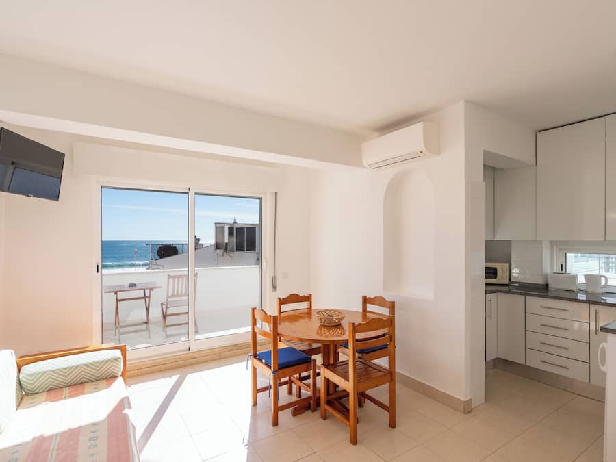 Leilighet, 1 soverom, sjøutsikt | Eget kjøkken