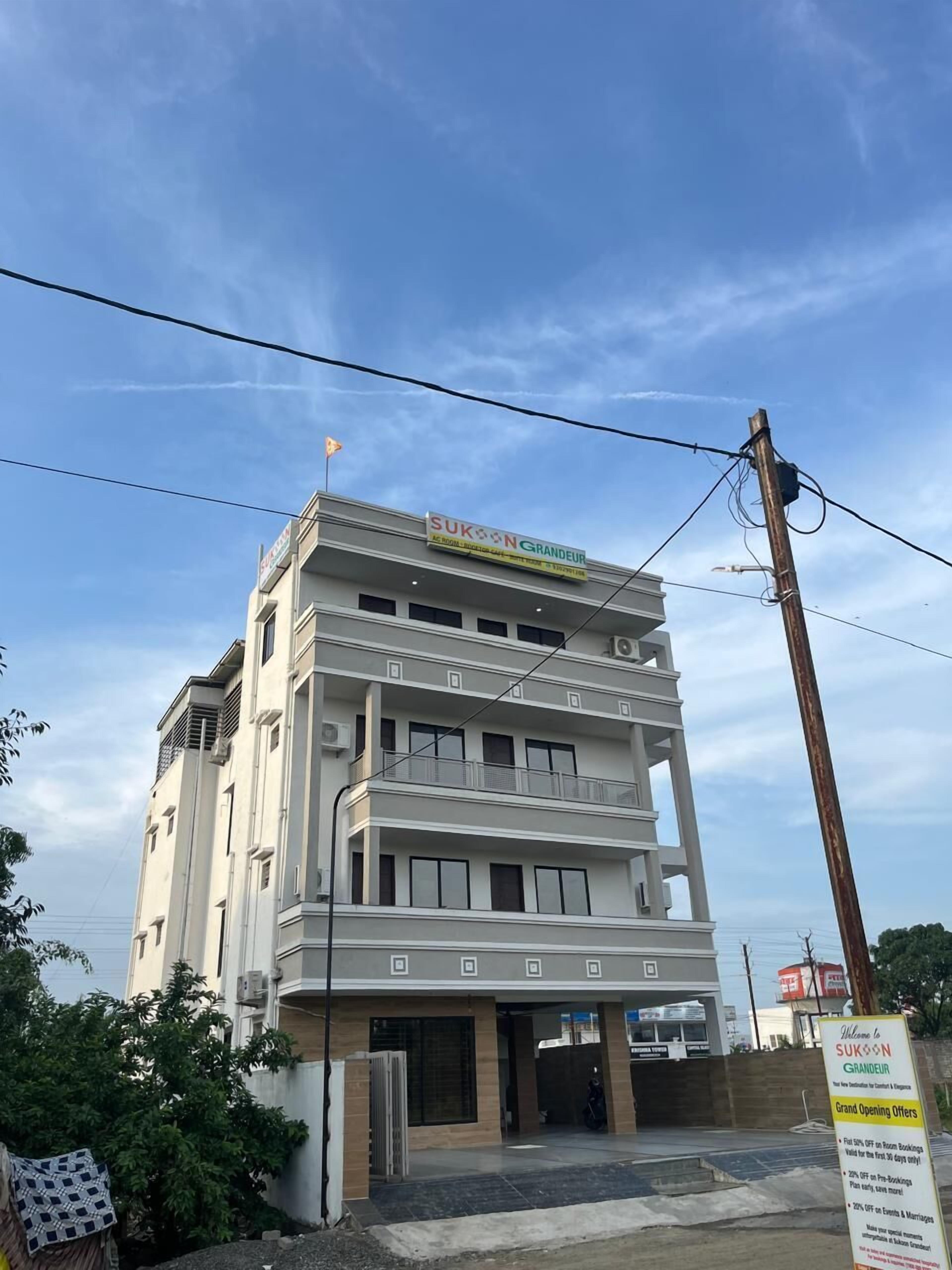 Facciata della struttura