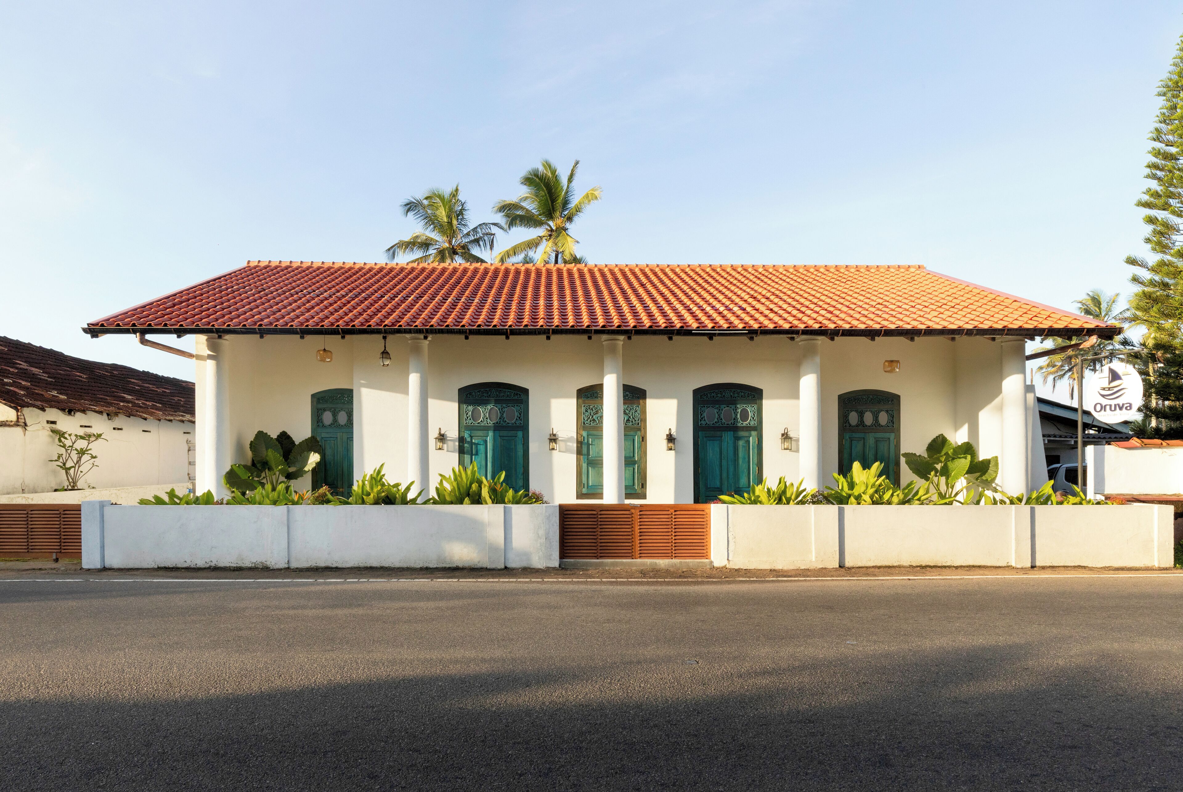 Façana frontal de l'allotjament