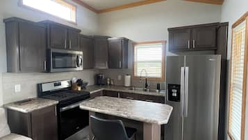 Microwave, oven, stovetop, paper towels