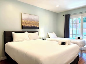 3 chambres, fer et planche à repasser, lit de bébé portatif, Wi-Fi