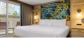 2 slaapkamers, een kluis op de kamer, een bureau