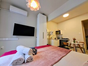 开间 | 遮光窗帘、熨斗/熨衣板、免费 WiFi