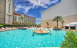 Pool - Gulf View Condo! Pools, Balcony! Steps 2 Beach (Panama City Beach)