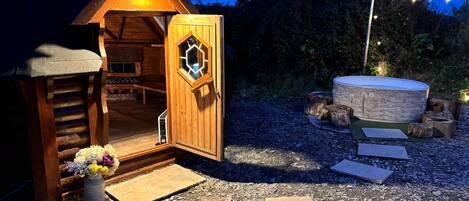 Idromassaggio all'aperto