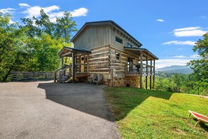 Exterior - Secluded Couples' Cabin - Views, Hot Tub, Firepit, Location (Gatlinburg)