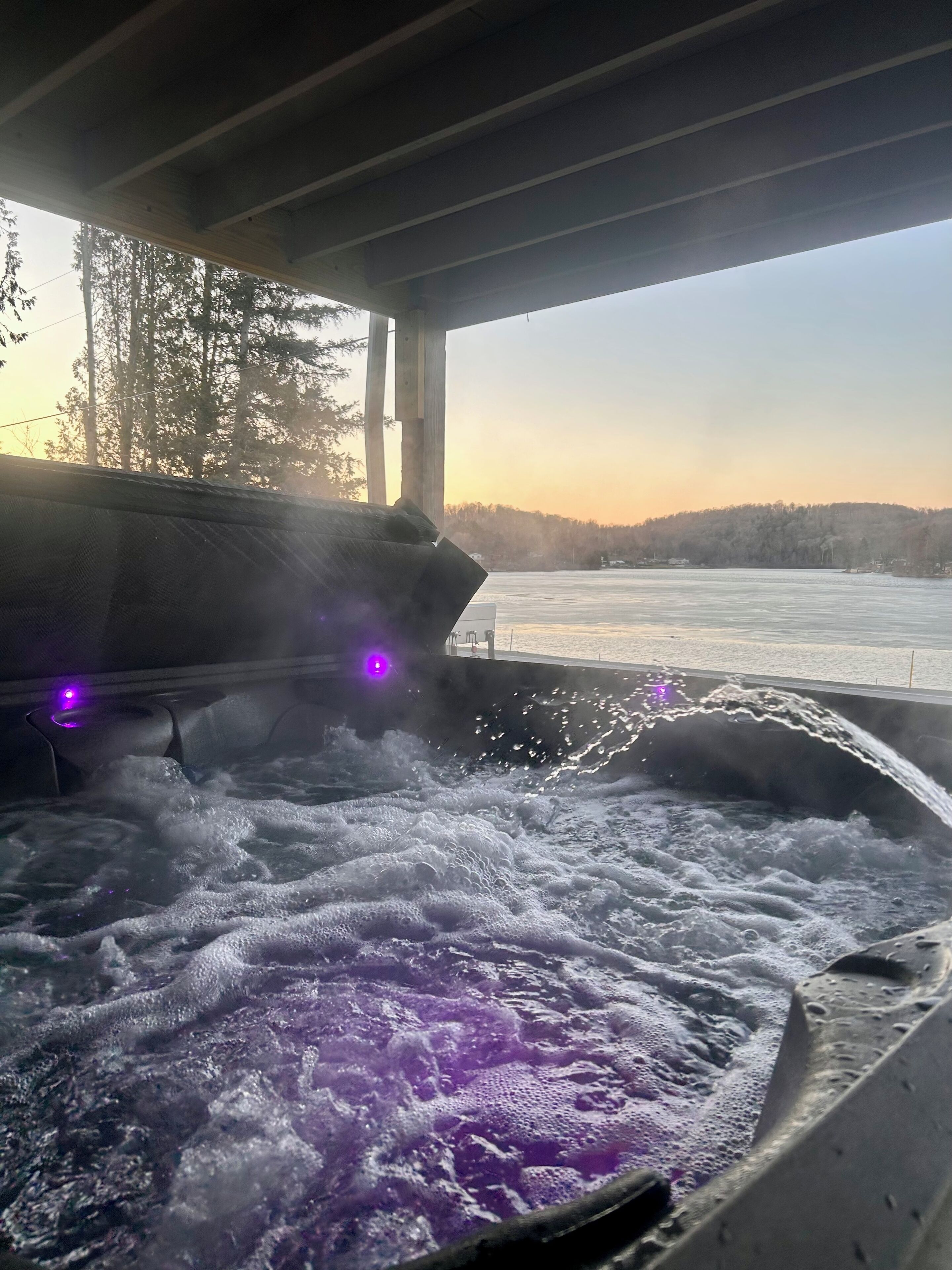 Bain à remous extérieur