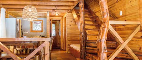 Bungalow, Balcony, Garden View | Living area