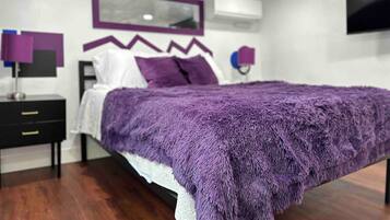 Desk, iron/ironing board, travel crib, WiFi