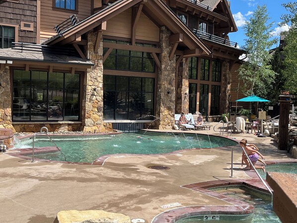 Indoor pool, outdoor pool