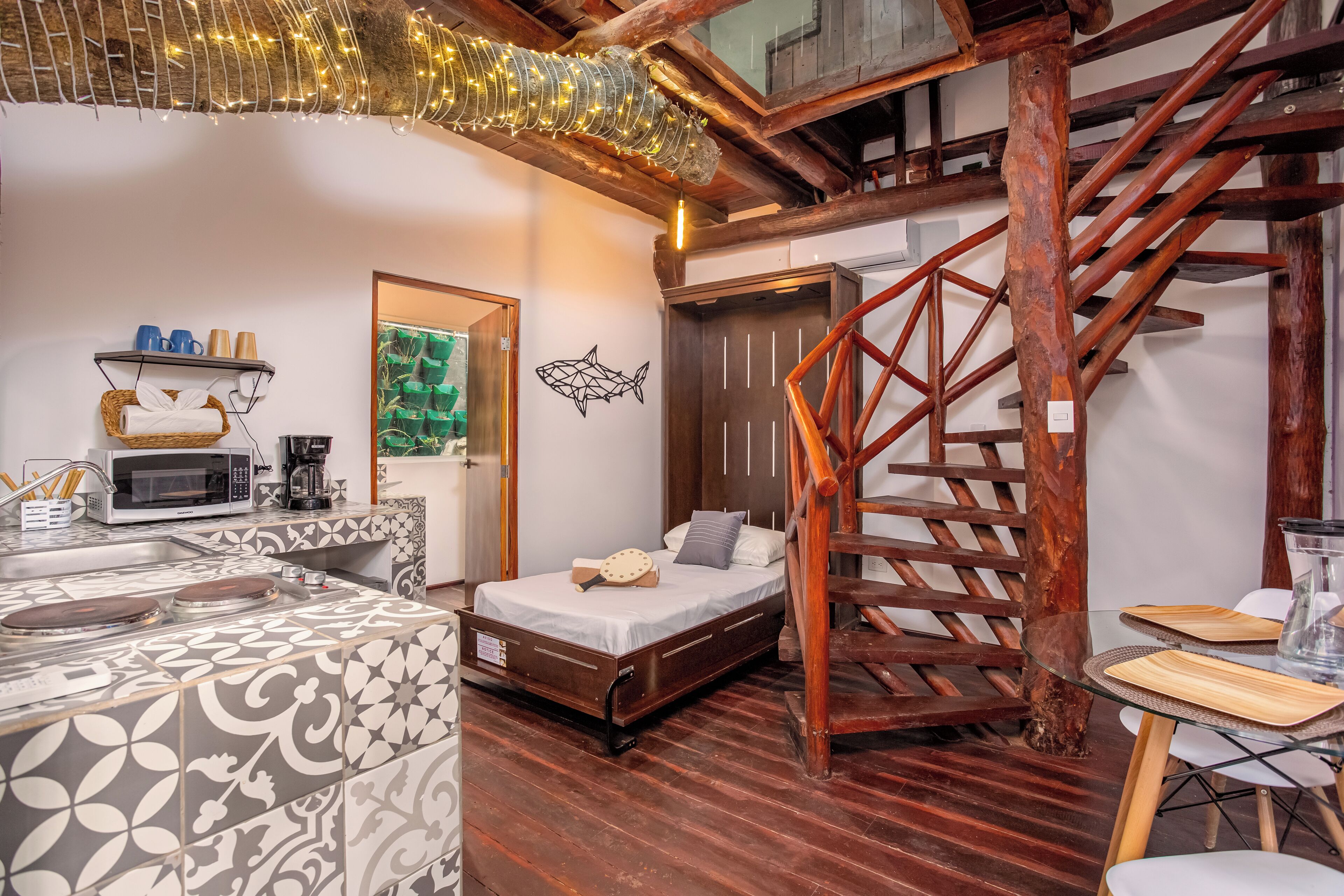 Casa del Árbol Agua | Eigene Küche | Wasserkocher mit Kaffee-/Teezubehör