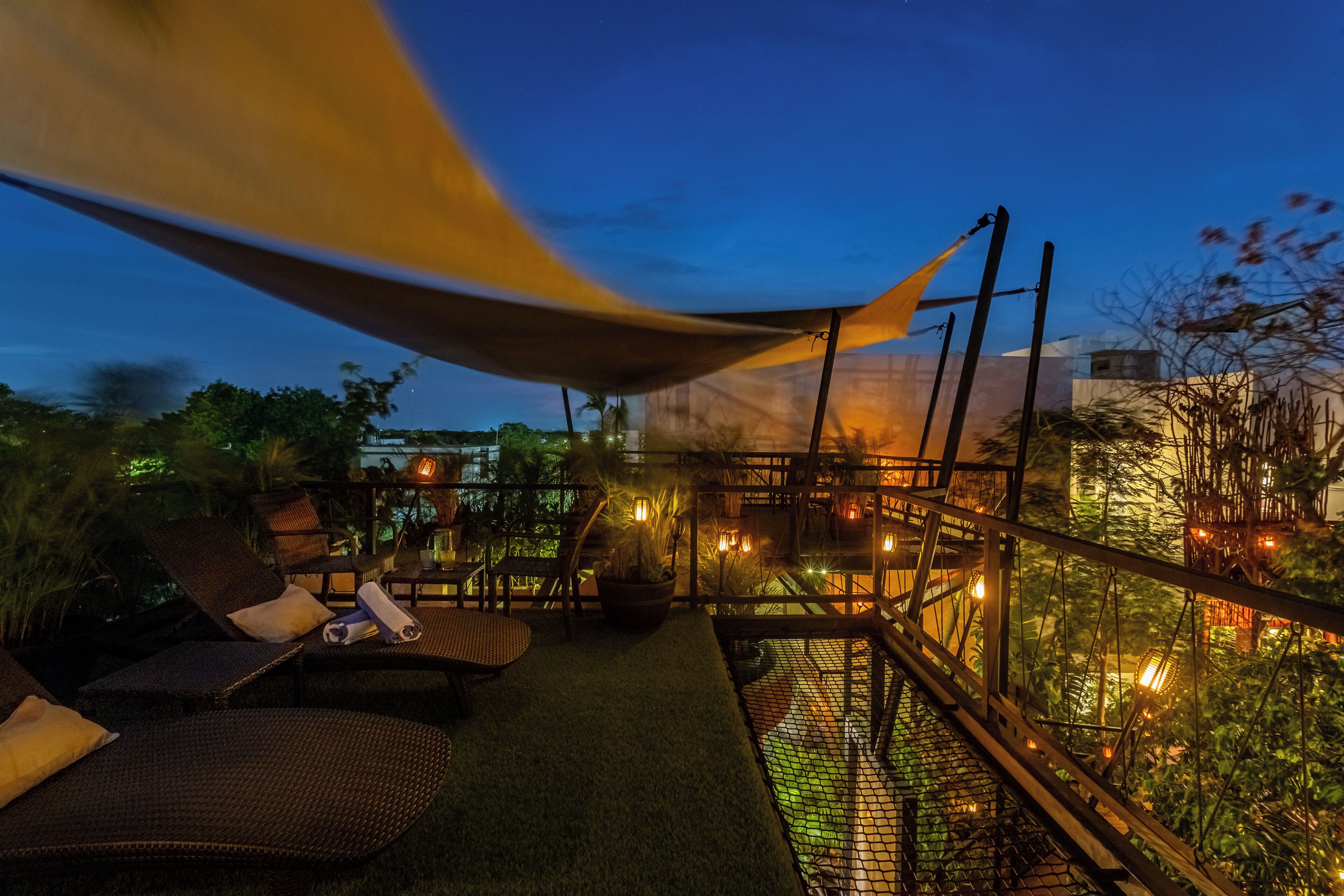 Casa Burbuja Sol | Terraza o patio