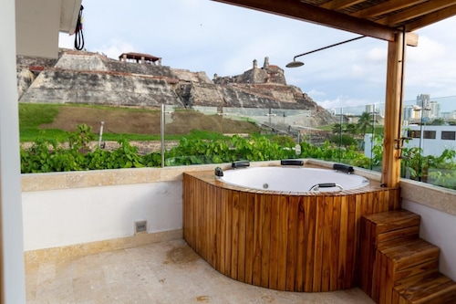 Blue House Castillo View Private Jacuzzi